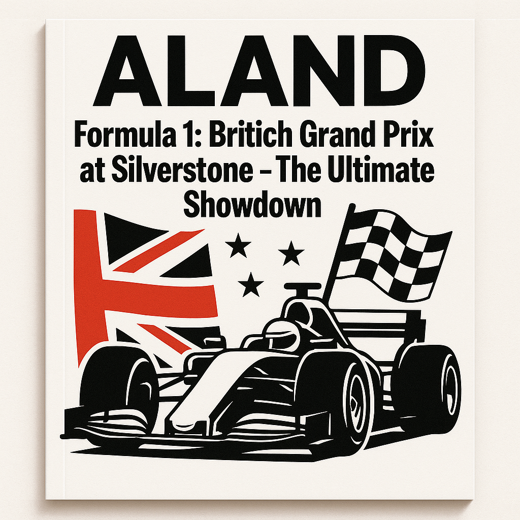  ALAND Magazine Cover Featuring Formula 1 British Grand Prix at Silverstone